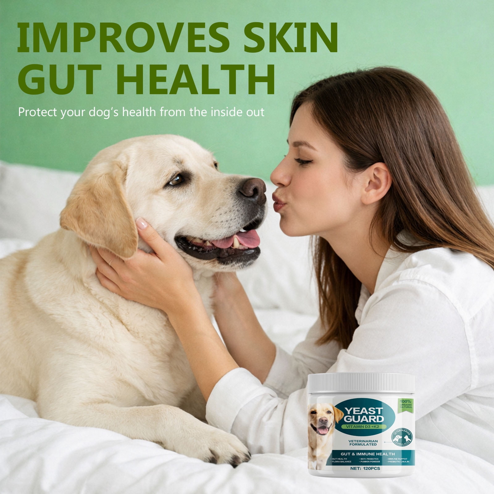 Yeast Infection Treatment for Dogs, 120 Soft Chews
